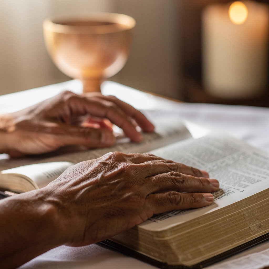 Iglesia Metodista Libre Latino Americana Sinai comunidad en Logan Heights participando en un servicio religioso y evento comunitario